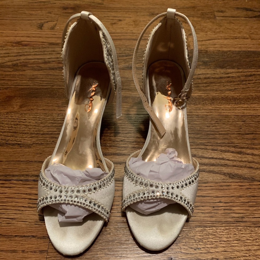 Ivory high heels